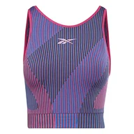 Koszulki i topy damskie - Reebok Damski Ubf Myoknit Crop Top, niebieski (vecblu), XS, niebieski (Vecblu), XS - miniaturka - grafika 1