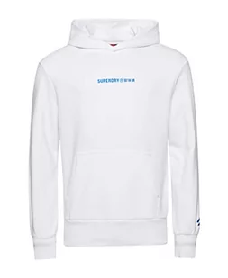 Superdry Męska bluza z kapturem, Optyczny, L - Bluzy męskie - miniaturka - grafika 1