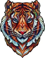 Układanki dla dzieci - Pan i Pani Gadżet Puzzle Drewniane Dla Dorosłych Kolory Śliczny Tygrys - miniaturka - grafika 1