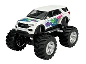 Samochody i pojazdy dla dzieci - WELLY MONSTER TRUCK 2023 FORD EXPLORER BIAŁY 1:34 47011 - miniaturka - grafika 1