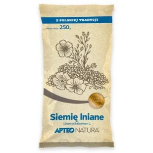 Synoptis PHARMA Siemię lniane APTEO NATURA, 250 g Wysyłka kurierem tylko 10,99 zł - Zioła - miniaturka - grafika 2