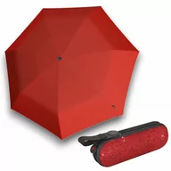 Parasole - KNIRPS X1 GLAM RED - lekka składana mini parasolka - miniaturka - grafika 1