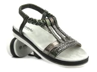 Sandały damskie - Sandały damskie - INBLU SA-46, szare - Inblu - miniaturka - grafika 1