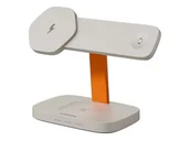 Ładowarki do telefonów - CANYON Stacja ładowania Hexagon 310 3in1 Beżowo - Pomarańczowa - miniaturka - grafika 1
