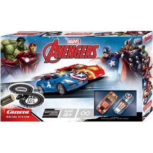 Carrera tor wyścigowy GO 62192 Avengers # z wartością produktów powyżej 89zł! - Tory, garaże, parkingi - miniaturka - grafika 1