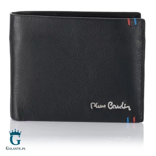 Portfele - Skórzany portfel męski Pierre Cardin z przeszyciami TILAK22 325 - grafika 1