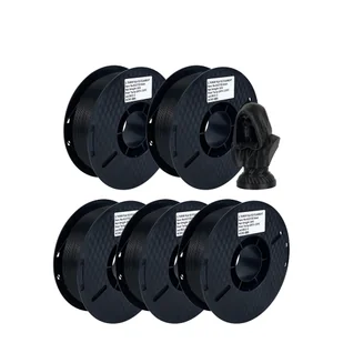 filament do drukarek 3D, mieszane kolory, materiał PLA, 5 kg czarny - Filamenty i akcesoria do drukarek 3D - miniaturka - grafika 1