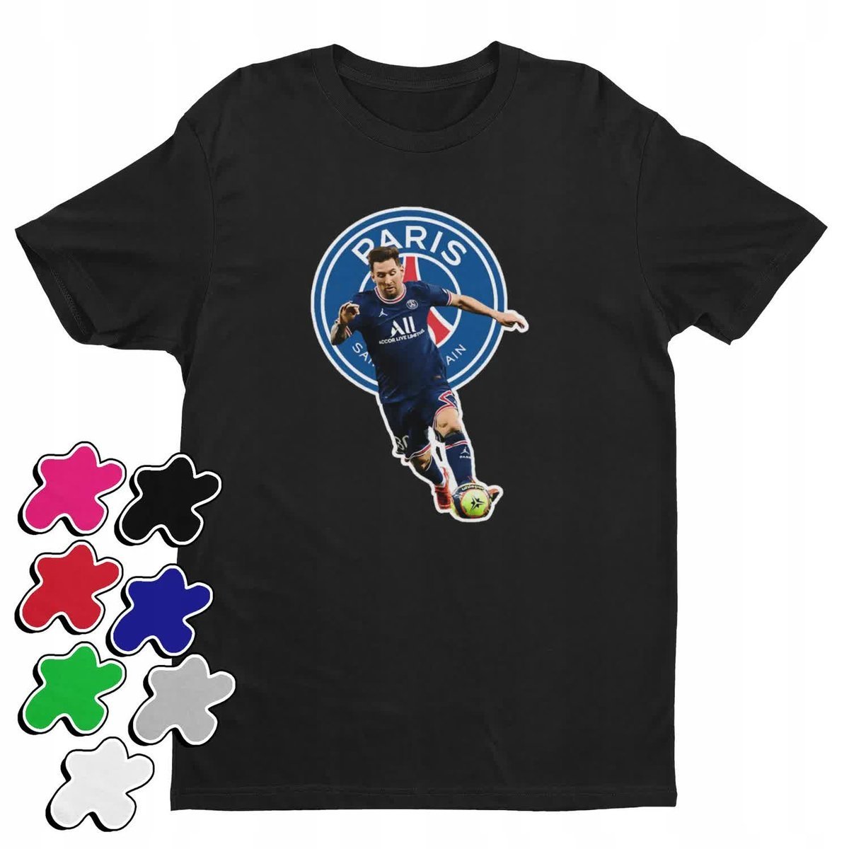 Koszulka Dziecięca Z Nadrukiem Psg Mbpappe Neymar Lionel Messi -M 134-146