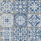 Płytki ceramiczne - Peronda Gres Fs Faenza Blue Mat 33X33 - miniaturka - grafika 1