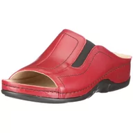 Klapki i japonki damskie - Berkemann Isabella klapki damskie, czerwony - Rot Weinrot - 39.5 EU - miniaturka - grafika 1