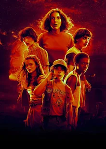 PODKŁADKA POD MYSZ Nadruk 22x18 cm Oryginalny Stranger Things 4 Prezent - Podkładki pod mysz - miniaturka - grafika 1