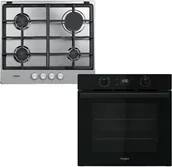 Zestawy AGD - Zestaw AGD do zabudowy Whirlpool Piekarnik OMR58CR1B + Płyta gazowa TGML 660 IX - miniaturka - grafika 1
