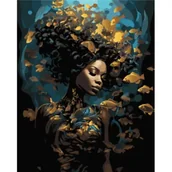 Malowanie po numerach - Malowanie po numerach BRUSHME 40x50 cm Morska Nimfa - miniaturka - grafika 1
