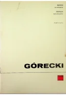 Książki o kulturze i sztuce - Górecki Refren na orkiestrę - miniaturka - grafika 1