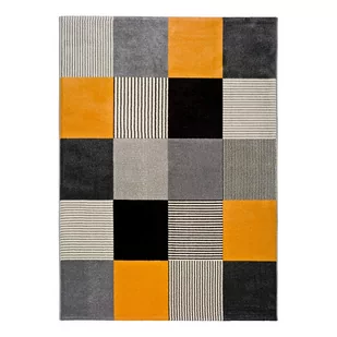 Pomarańczowo-szary dywan Universal Gladys Lento, 140x200 cm - Dywany - miniaturka - grafika 1