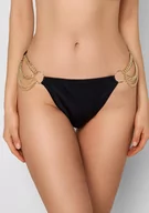Stroje kąpielowe - Figi kąpielowe czarne z ozdobnymi łańcuszkami Jamaica 2 Poupee Marilyn - POUPEE - miniaturka - grafika 1