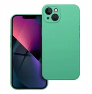 Etui i futerały do telefonów - Futerał SILICONE 2mm do IPHONE 13 miętowy - miniaturka - grafika 1