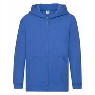 Bluzy dla dziewczynek - Bluza Dziecięca Z Kapturem Rozpinana Zip Through Hooded Sweat Royal Blue r. - miniaturka - grafika 1