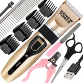 Maszynki i nożyczki dla psów - Maszynka Do Strzyżenia Psów Psa Kota Zwierząt Zestaw Cicha Profesjonalna - miniaturka - grafika 1