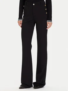 Guess Spodnie materiałowe W5BB16 KCMU2 Czarny Flare Fit - Spodnie sportowe damskie - miniaturka - grafika 1