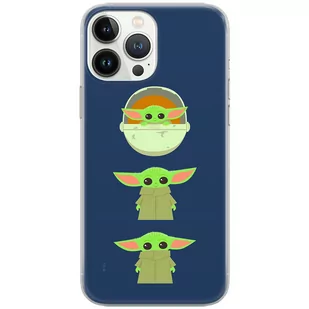 Etui Star Wars dedykowane do Iphone 13 MINI, wzór: Baby Yoda 007 Etui całkowicie zadrukowane, oryginalne i oficjalnie licencjonowane - Etui i futerały do telefonów - miniaturka - grafika 1
