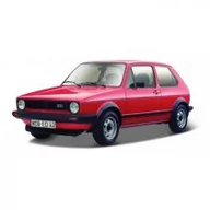 Samochody i pojazdy dla dzieci - Bburago Volkswagen Golf MK! GTI 1979 Red 1:24 - miniaturka - grafika 1