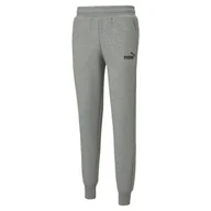 Spodnie sportowe męskie - Męskie spodnie dresowe z logo Essentials PUMA Medium Gray Heather - miniaturka - grafika 1