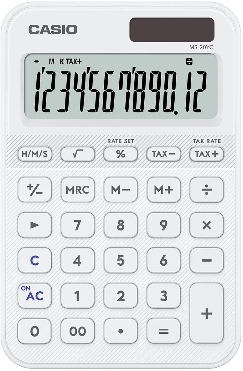 Casio Kalkulator MS-20YC-WE white