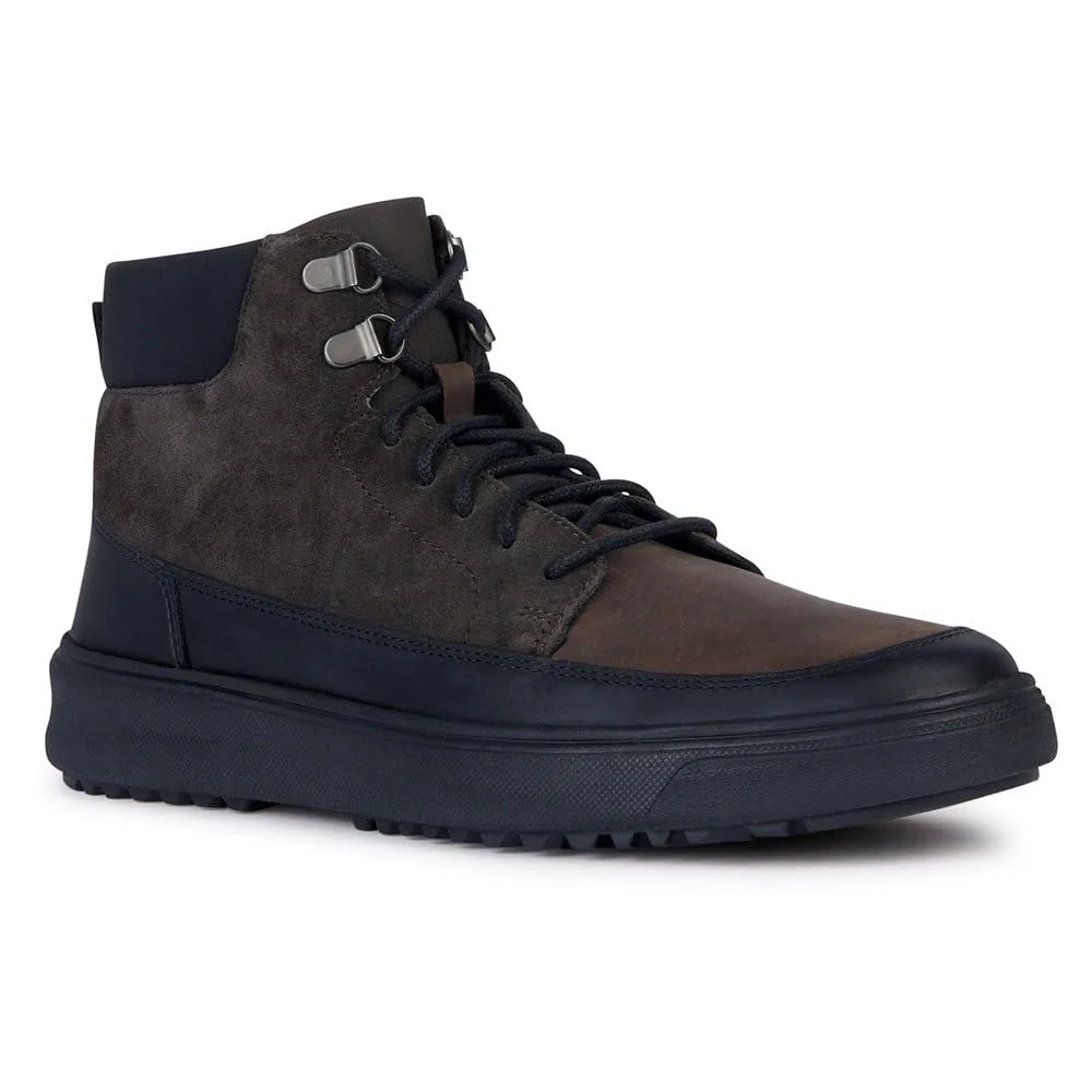Geox Męskie buty U Cervino Ankle Boot, Coffee Black, 39 EU
