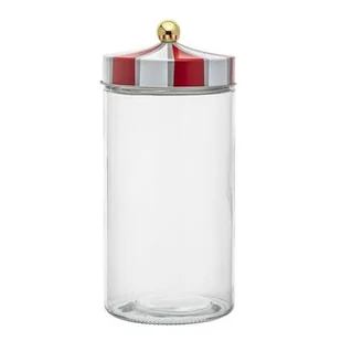 Pojemnik do przechowywania szklany biało-czerwona pokrywka 1700 ml - Pojemniki kuchenne - miniaturka - grafika 1