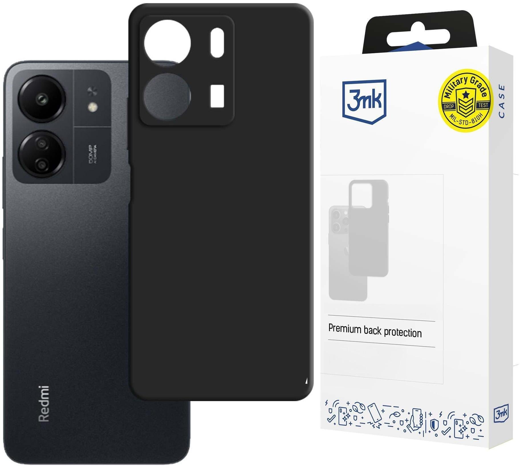 3MK Poco C65 - 3mk Hardy Mellow Case Black