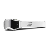 Gogle i okulary motocyklowe - Gogle Cross Shot Iris 2.0 Tech Szybka Przyciemniana Srebrny - miniaturka - grafika 1