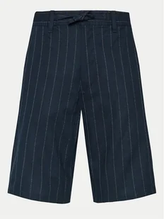 s.Oliver Szorty materiałowe 2143831 Granatowy Relaxed Fit - Spodenki męskie - miniaturka - grafika 1