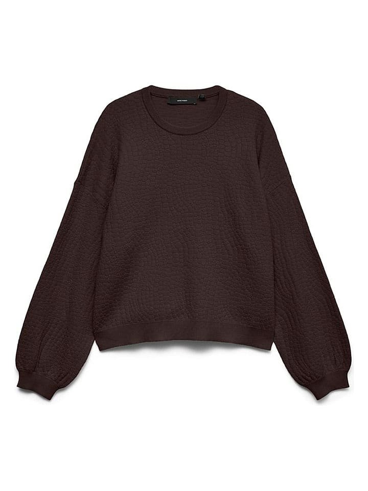 Vero Moda Sweter w kolorze brązowym