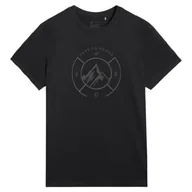 Koszulki sportowe męskie - Koszulka męska 4F Tshirt M3138 Rozmiar: L / Kolor: czarny - miniaturka - grafika 1