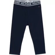 Spodnie sportowe damskie - Tommy Hilfiger Legginsy MONOTYPE ELASTIC | Slim Fit - miniaturka - grafika 1