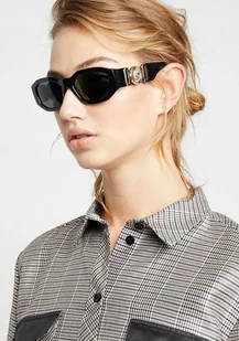 Versace Okulary Przeciwsłoneczne Czarne Z Logo 0axd2_c* - Okulary przeciwsłoneczne - miniaturka - grafika 1