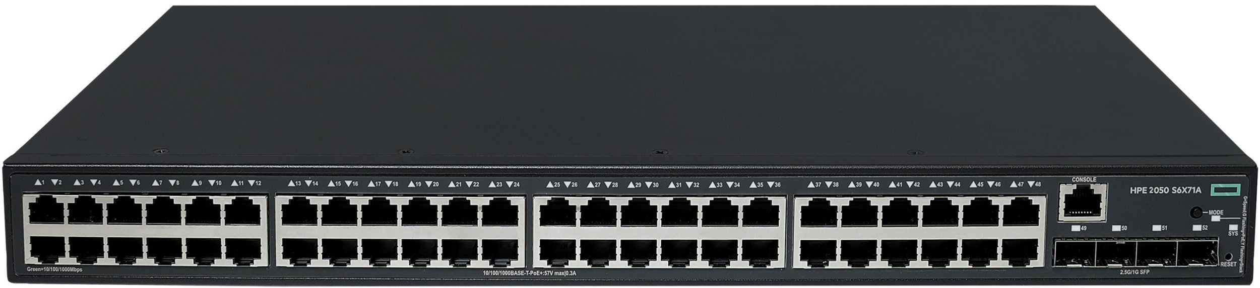 Switch HPE NW CW 2050 48G POE+ 4F 41-STOCK S6X71A