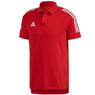 Koszulki sportowe męskie - Adidas, Koszulka męska, Polo Condivo 20 ED9235, czerwony, rozmiar L - miniaturka - grafika 1