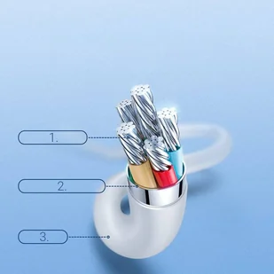 Joyroom kabel do szybkiego ładowania USB - USB Typ C Quick Charge Power Delivery 3 A 60 W 1,2 m czarny (S-1230M3) - Kable USB - miniaturka - grafika 3