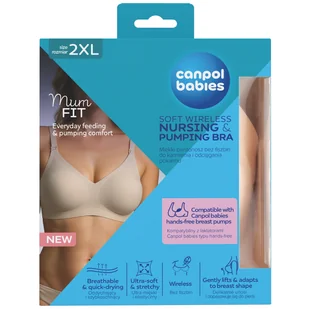 Canpol Babies MumFIT, biustonosz do karmienia i odciągania pokarmu, rozmiar 2XL - Biustonosze ciążowe Canpol Babies MumFIT, biustonosz do karmienia i odciągania pokarmu, rozmiar 2XL - Biustonosze ciążowe - miniaturka - grafika 1