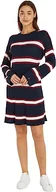 Swetry damskie - Tommy Hilfiger Damski sweter Micro Cable F&f, Rouge/Ecru/Desert Sky Stp, S - miniaturka - grafika 1