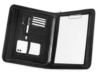 Teczki i aktówki - SKÓRZANA TECZKA NA DOKUMENTY BIWUAR SOLOME LW0A A4 SZARA - miniaturka - grafika 1