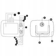 Elektroniczne nianie i monitory oddechu - ELEKTRONICZNA NIANIA BEZPRZEWODOWA EKRAN 3,5'' INTERKOM TRYB NOC INTERKOM - miniaturka - grafika 1