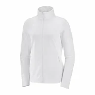 Bluzy sportowe męskie - Bluza Salomon Essential Lightwarm W White - miniaturka - grafika 1