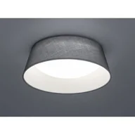 Lampy sufitowe - Trio Natynkowa LAMPA sufitowa PONTS R62871211 okrągła OPRAWA abażurowa LED 14W plafon szary R62871211 - miniaturka - grafika 1