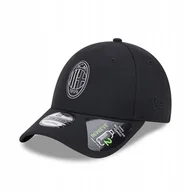 Czapki i chusty sportowe męskie - Czapka z daszkiem New Era 9FORTY AC Milan Repreve Black 940 Strapback - 60363650 - miniaturka - grafika 1