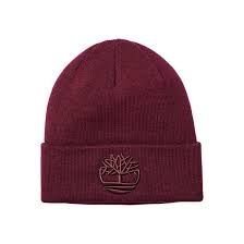 czapka mężczyzna timberland tb0a65hp emnroidery beanie 6481 burgundy