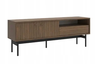 Szafka Rtv Olar 154cm Orzech Carini naturalny Selsey Design - Szafki RTV - miniaturka - grafika 1