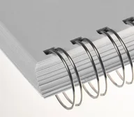 Grzbiety do bindownic - Renz preferencyjny ring wire drut grzebień do łączenia elementów w 3: 1, podziału 34 pętli, średnica 16.0 MM, 5/8 cala, srebrny mat 311600934 - miniaturka - grafika 1